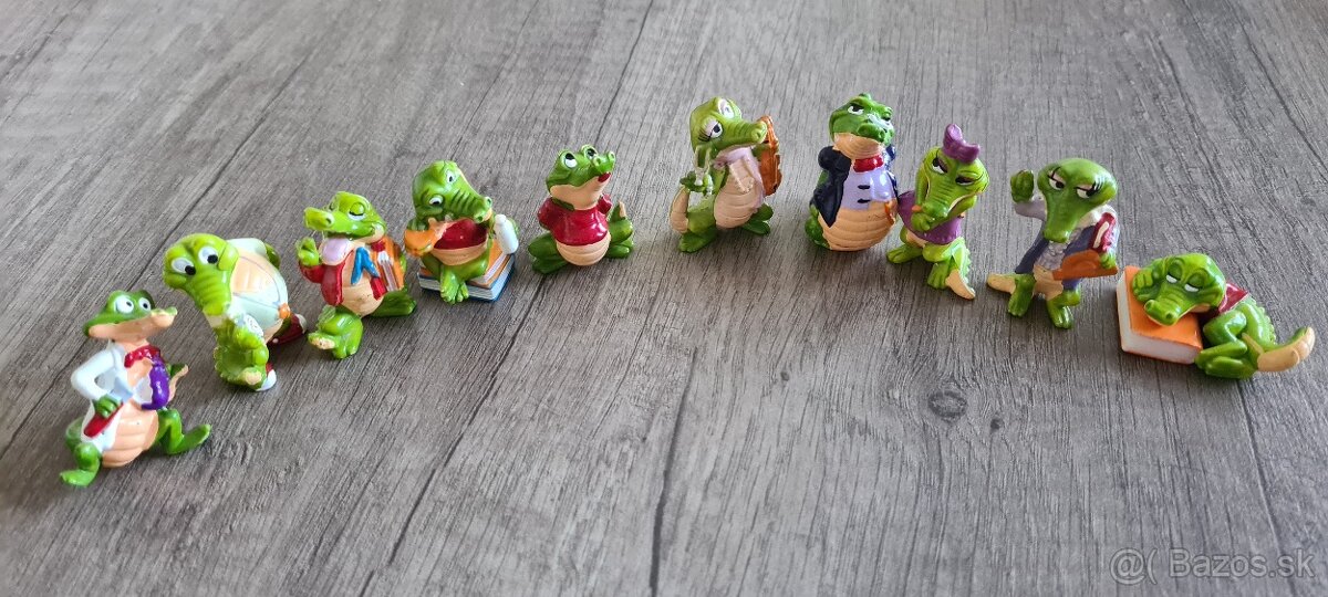Kinder figúrky -  krokodily