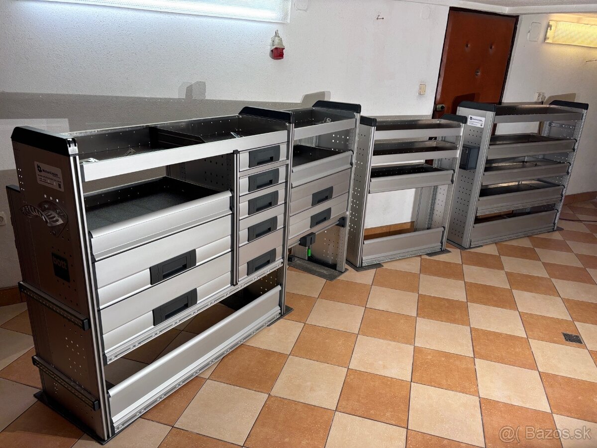 BOTT Regále do úžitkových vozidiel Trafic Custom T6