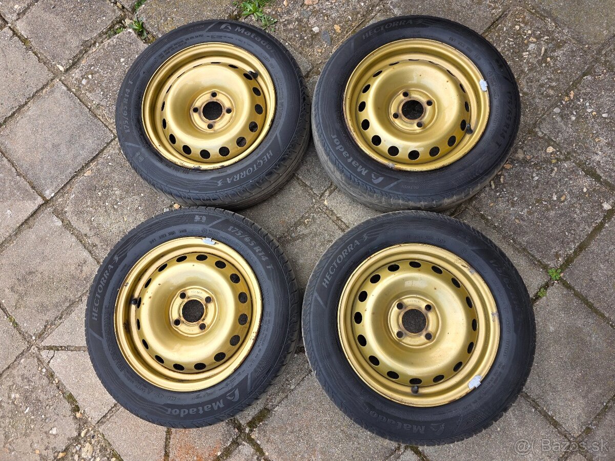 Disky 14x5 4x100 + pneu 175/65 R14