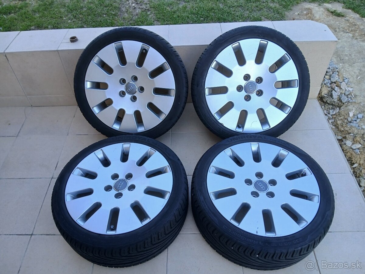 Hliníkové disky R18 235/40 5x112 Audi