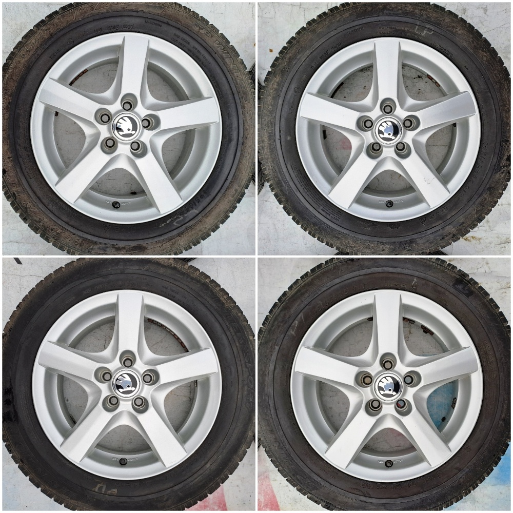 5x100 195 65 R15 Audi VW Škoda Seat Ako Nové Top Stav