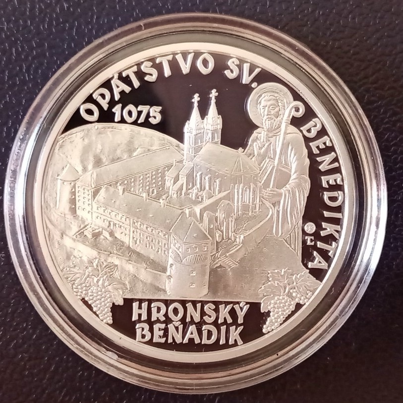 10 EUR Hronský Beňadik - Benediktínske opátstvo 2025 - PROOF