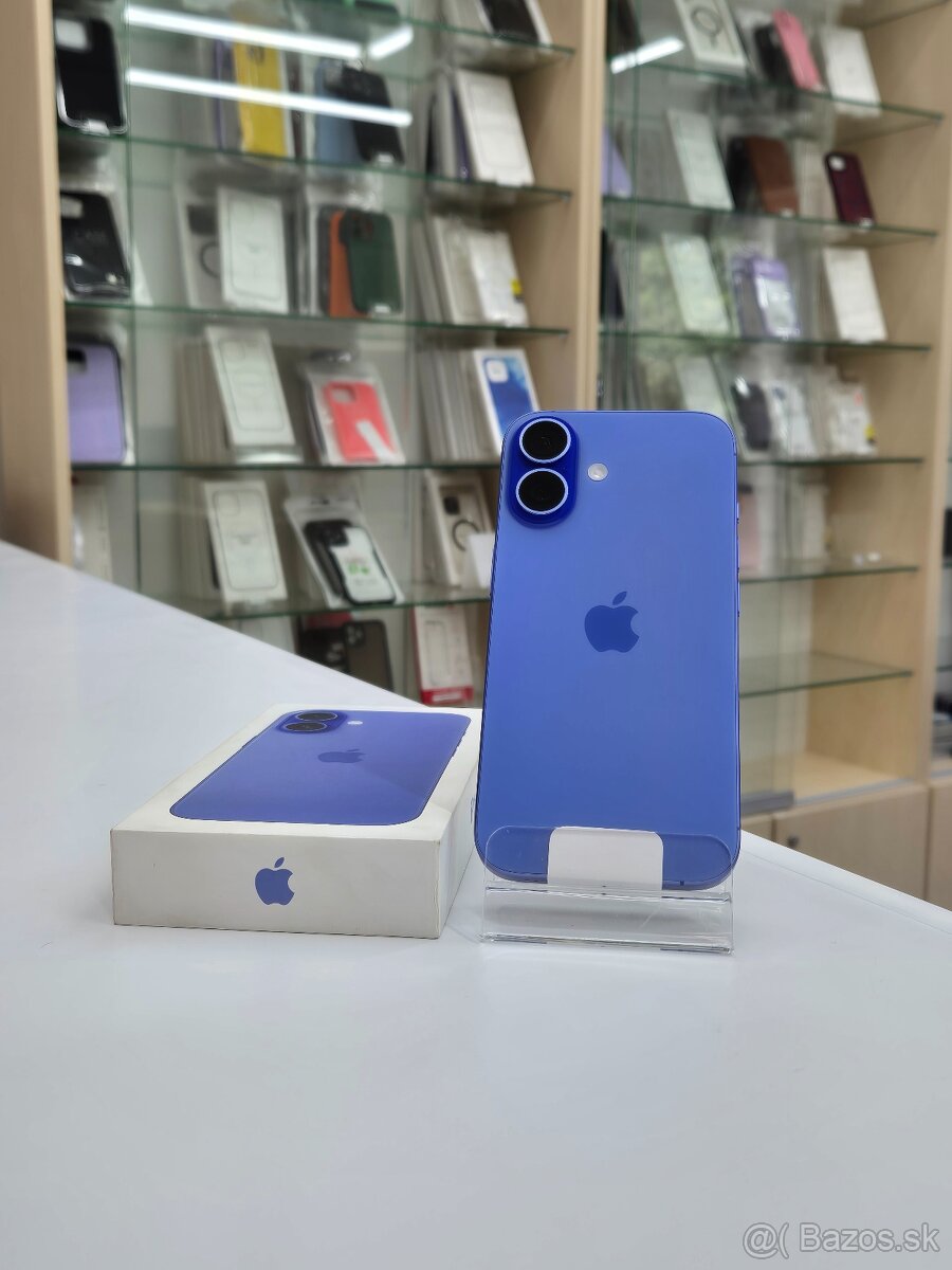 Iphone 16 128GB Ultramarine - ÚPLNE NOVÝ