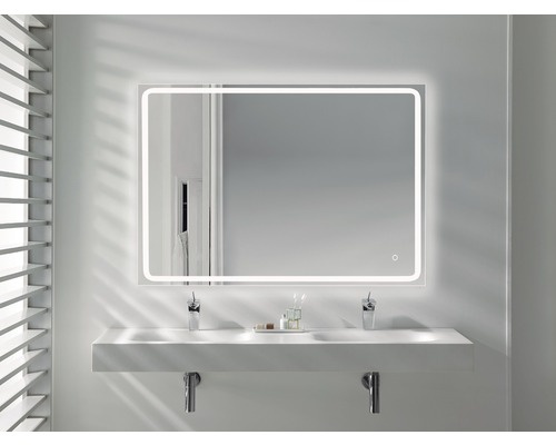 Podsvietené LED zrkadlo MIA 100x80cm
