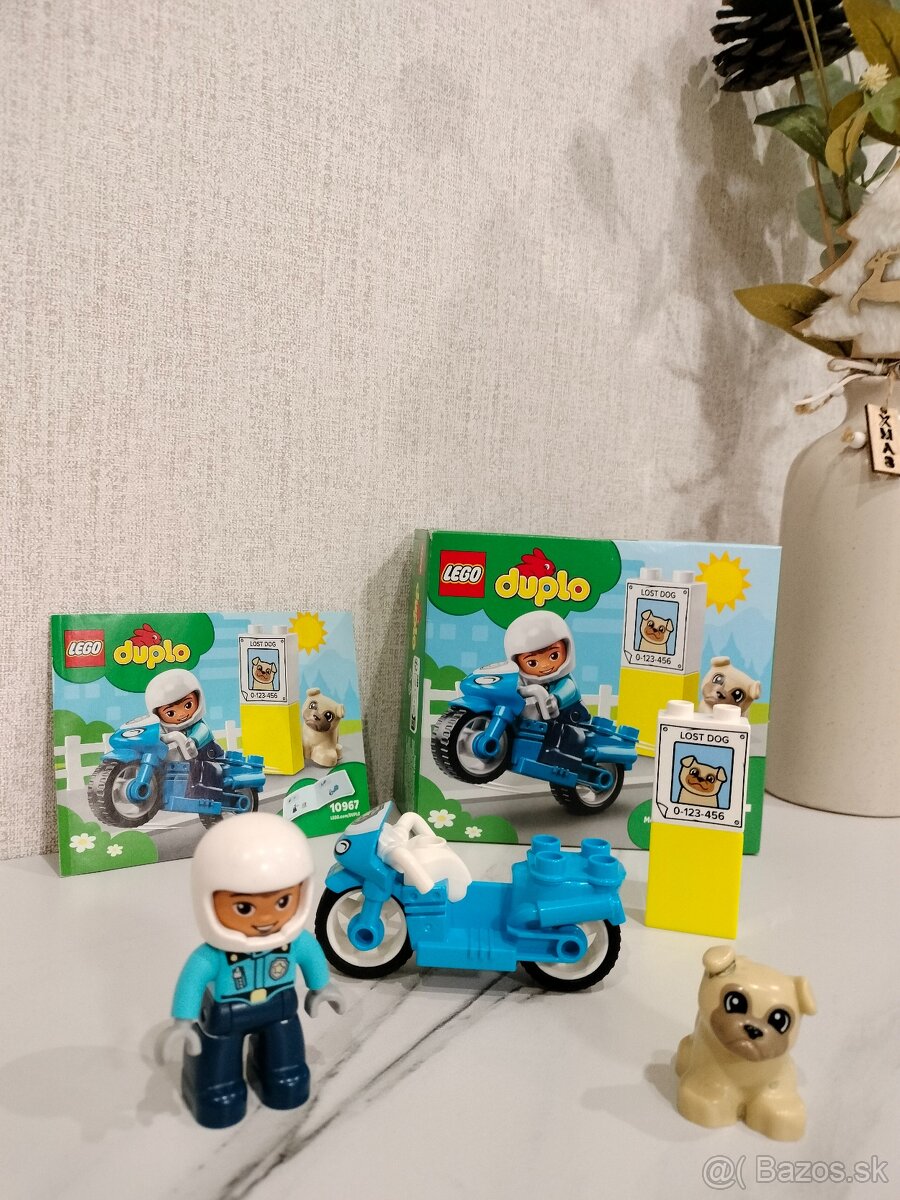 PREDANÉ - Lego Duplo 10967 – Policajná motorka