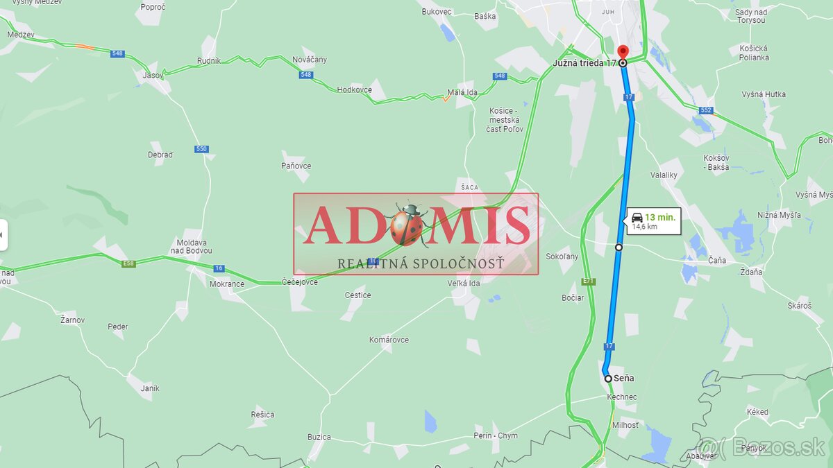 ADOMIS - predáme pekný slnečný 5-izbový bungalov Seňa 128m2,