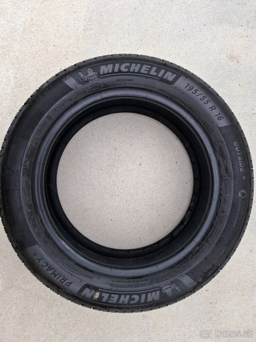 Predám 4 NOVÉ MICHELIN primacy letné pneu