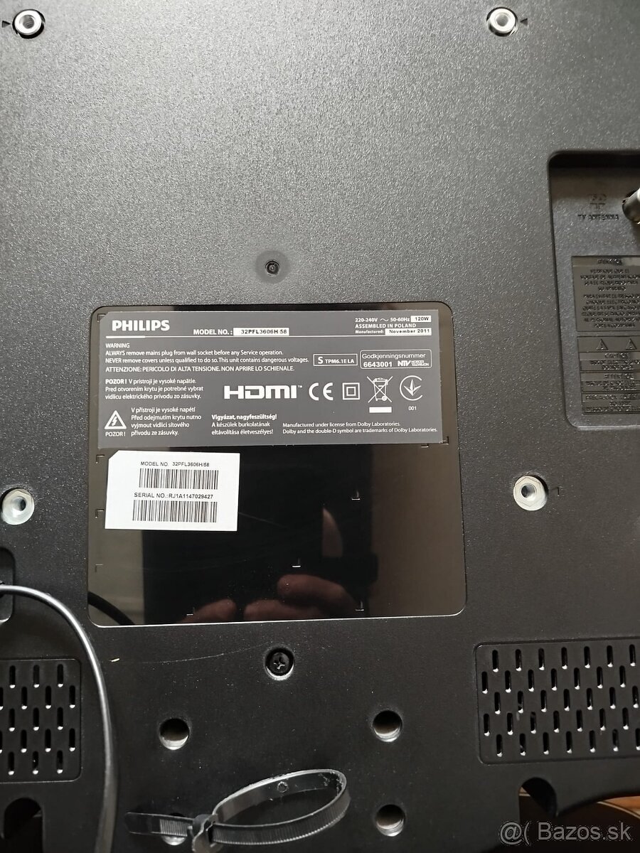 32" televizor hilips 32PFL06H