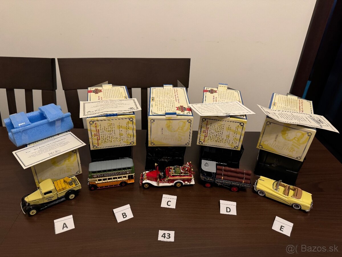 V cast - Matchbox Yesteryear, Matchbox Dinky