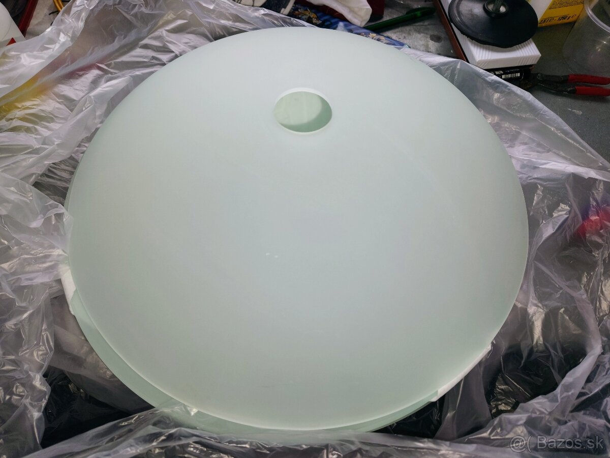 Brusene sklenene tienidla na svetlo 3ks