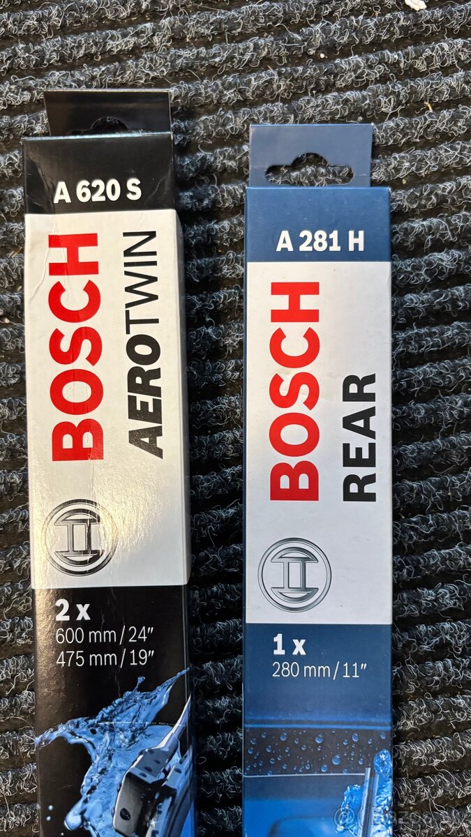 Predám stierače Bosch A620s, Bosch A281H