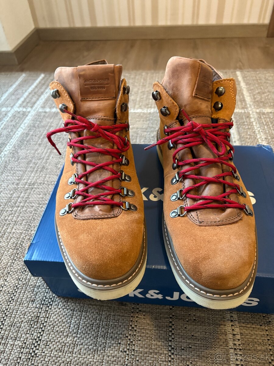 Predám zimné kožené topánky