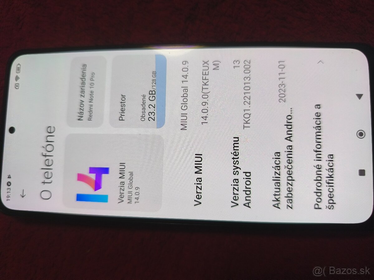 Predám používaný telefón xiaomi redmi 10 pro