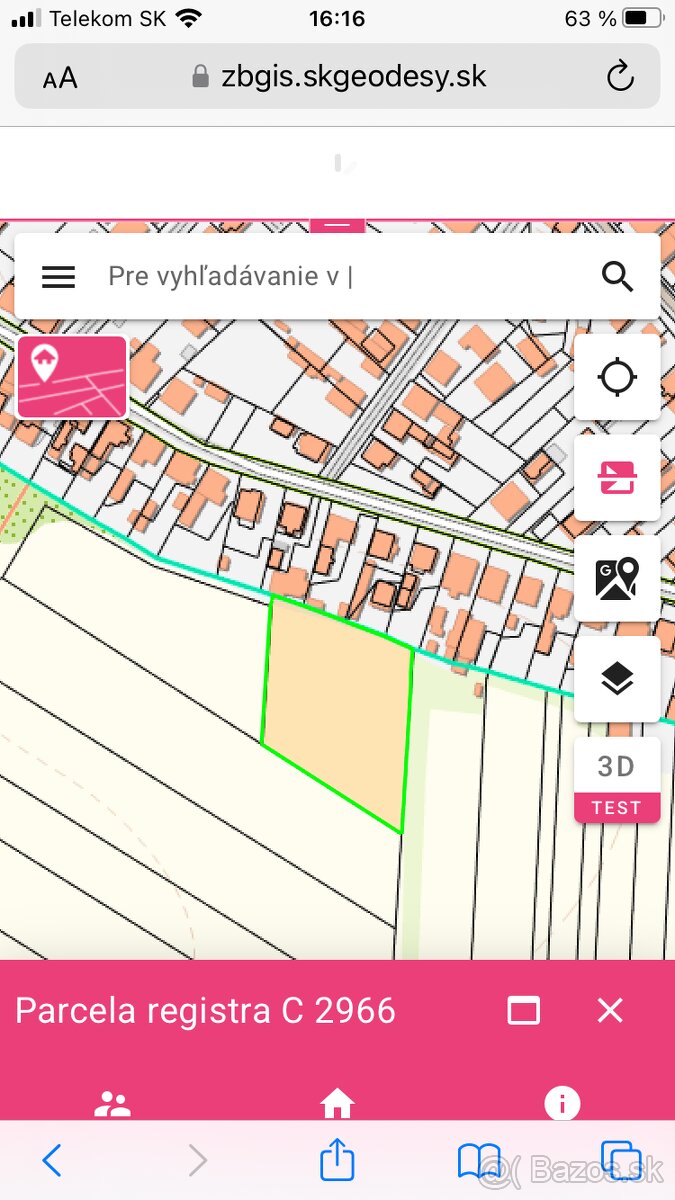 Predám pozemok