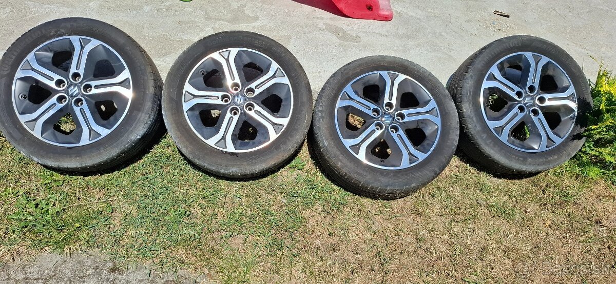 Predám originálne 17″ disky SUZUKI Vitara + letné pneumatiky