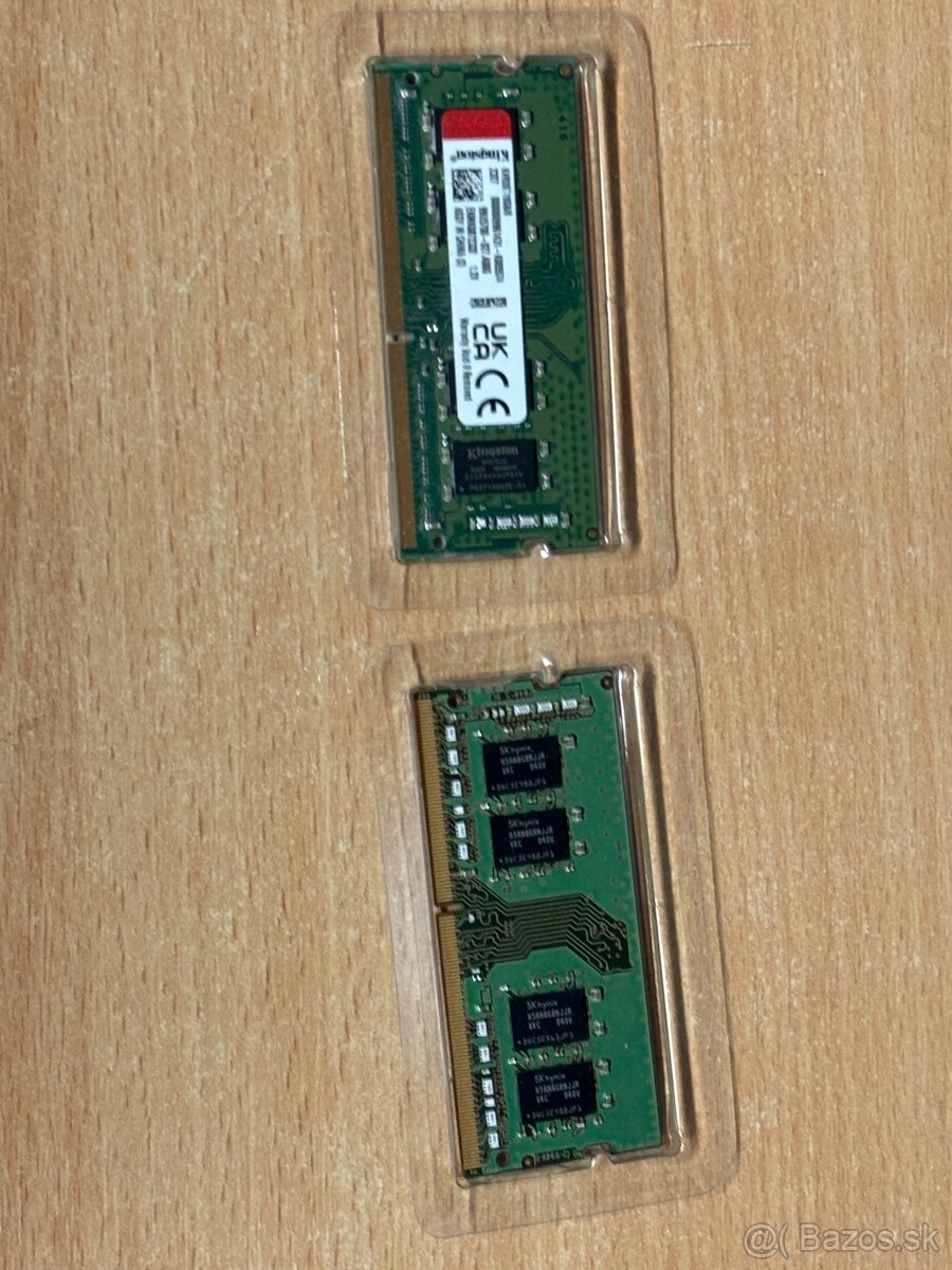 2× 8GB DDR4 SO-DIMM Kingston 2666 MHz – možnosť odoslania