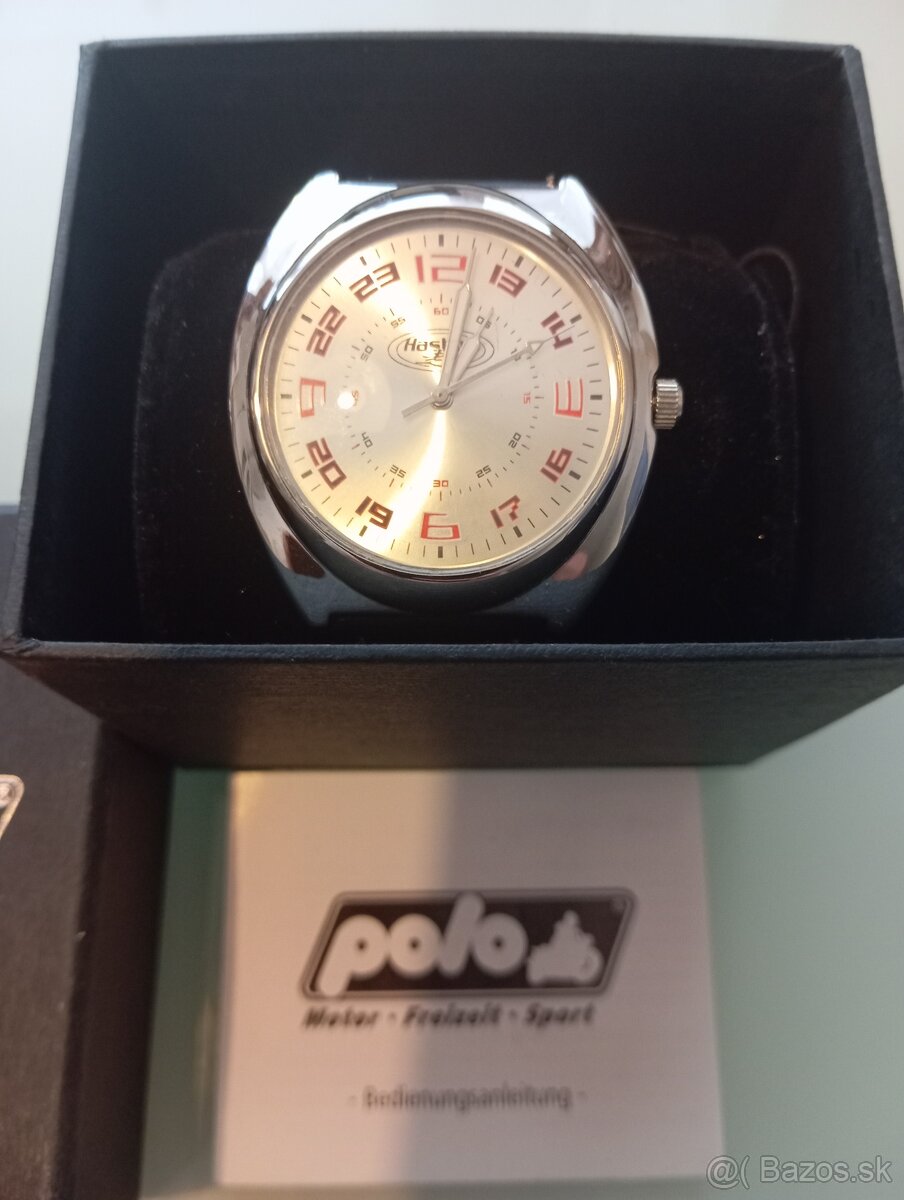 Polo motorkarske hodiny a klasické pánske hodinky