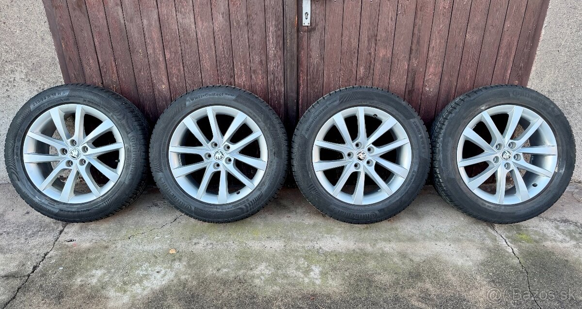originální ALU kolesá škoda elbrus R18 5x112