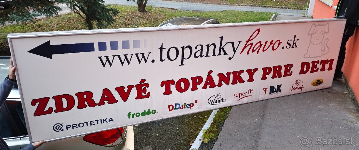 Svetelná reklama 4000x1000 mm