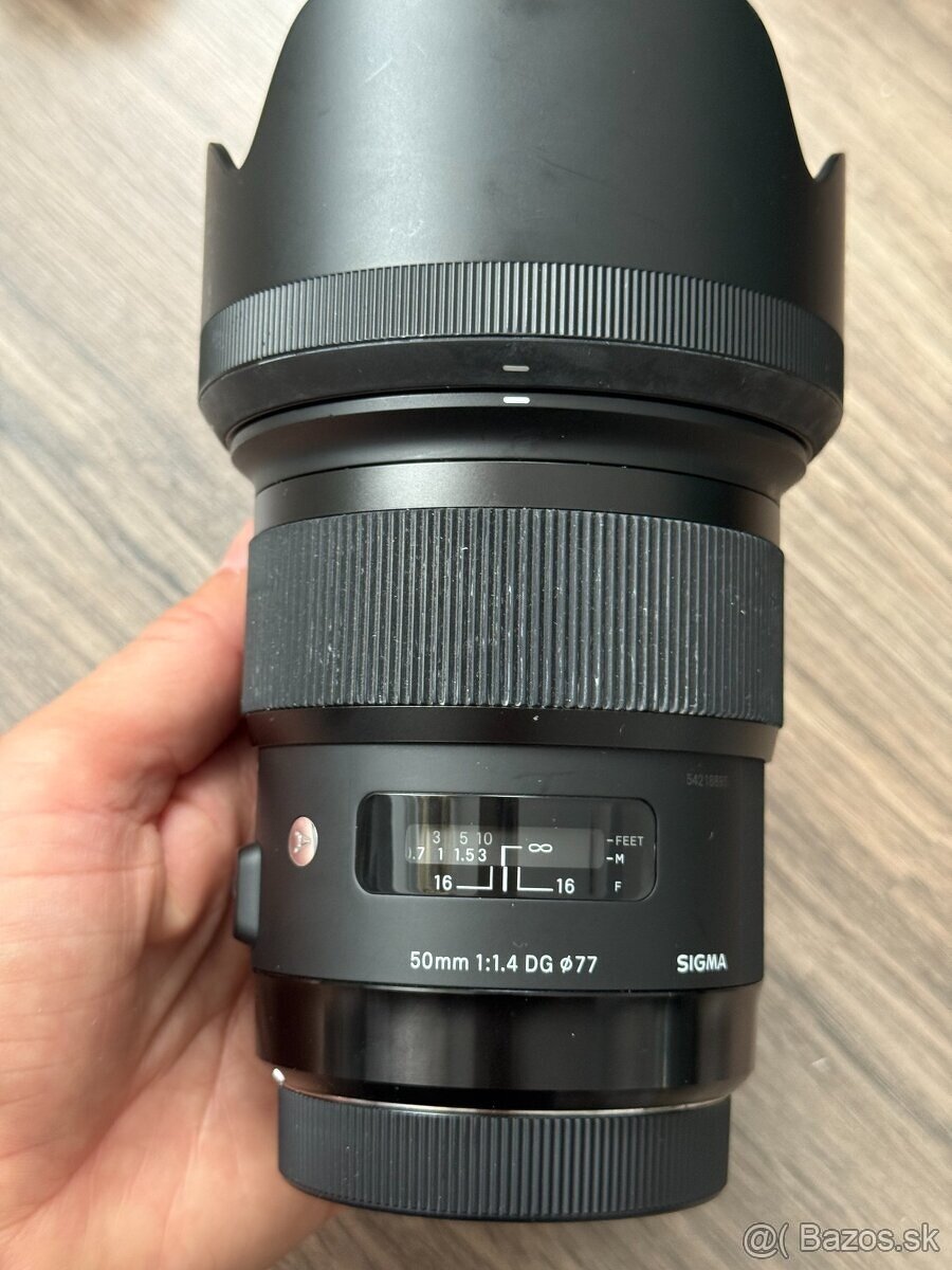 SIGMA Sigma 50mm f/1.4 DG HSM Art, baj. Canon