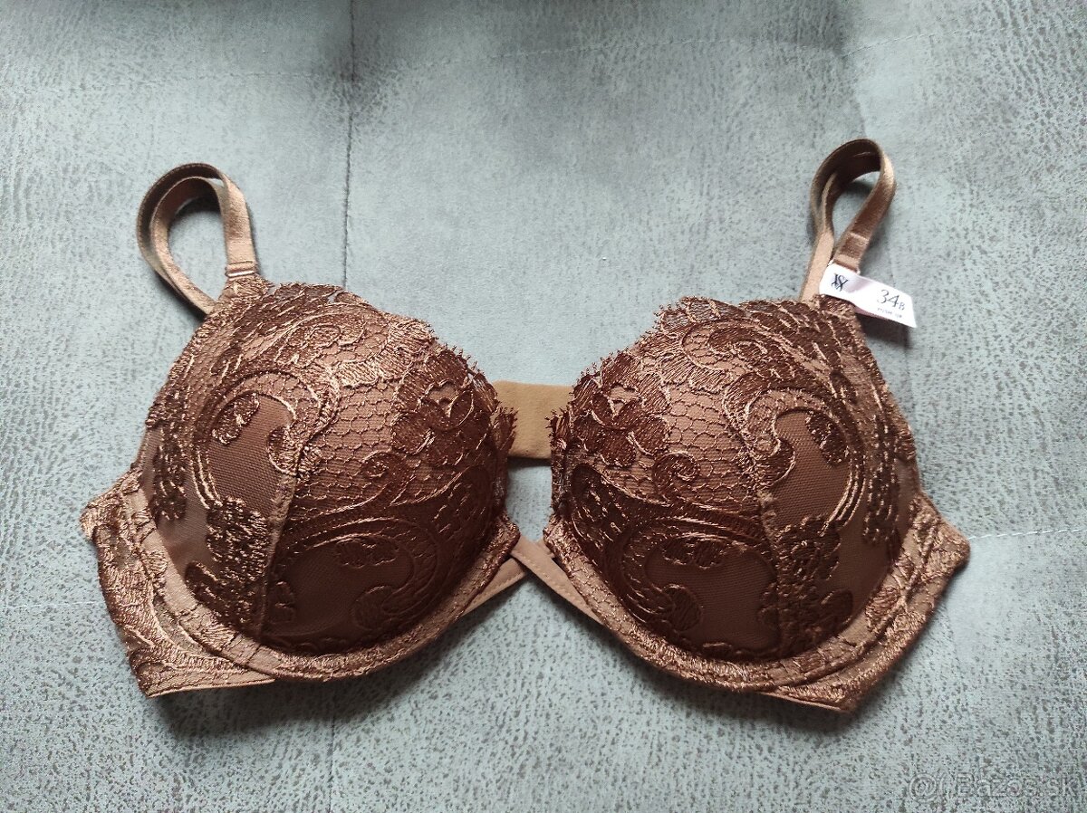 Dream Angels Push-Up podprsenka s květinovou výšivkou ve sty