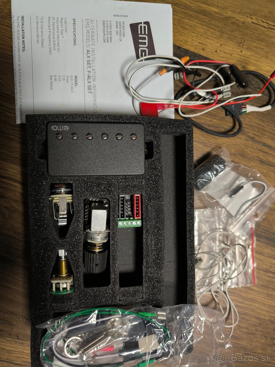 Predám nový emg set Alexi Laiho