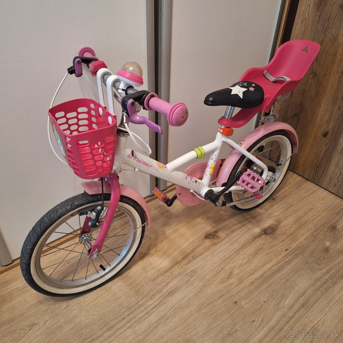 BTWIN 16 Ružový