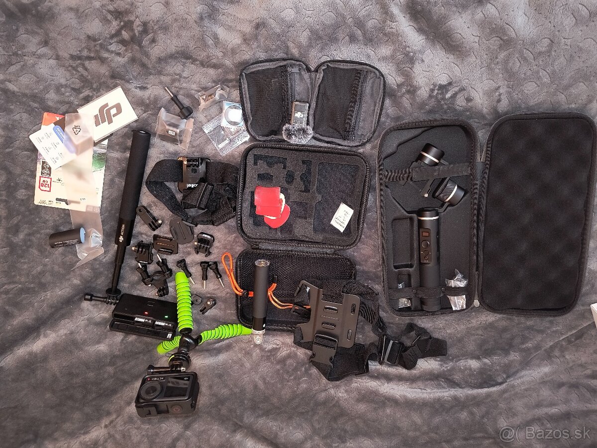 DJI osmo action 4 combo +DJI mic2 plus prislusenstvo