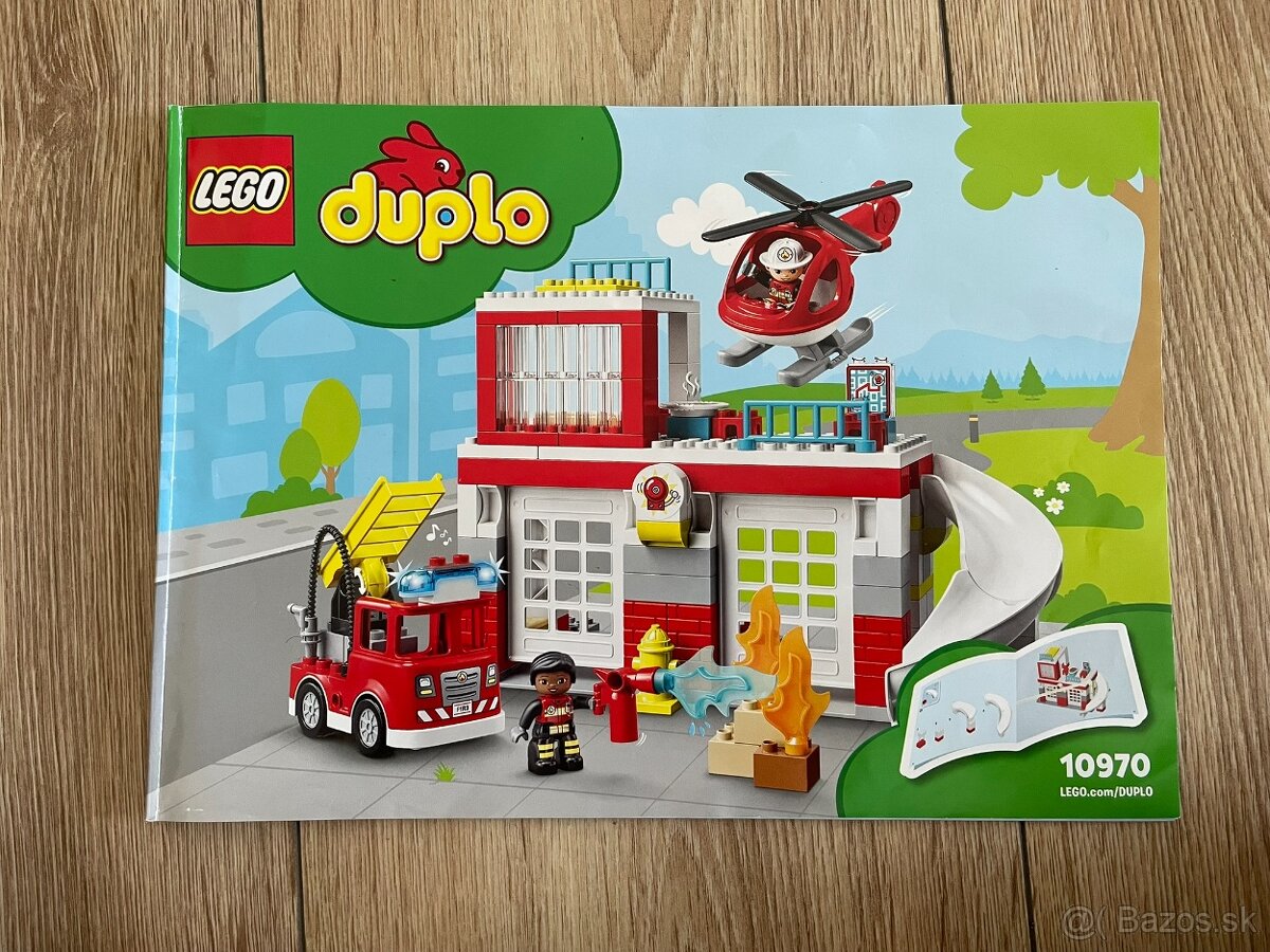 LEGO DUPLO 10970 Hasičská stanica a vrtuľník