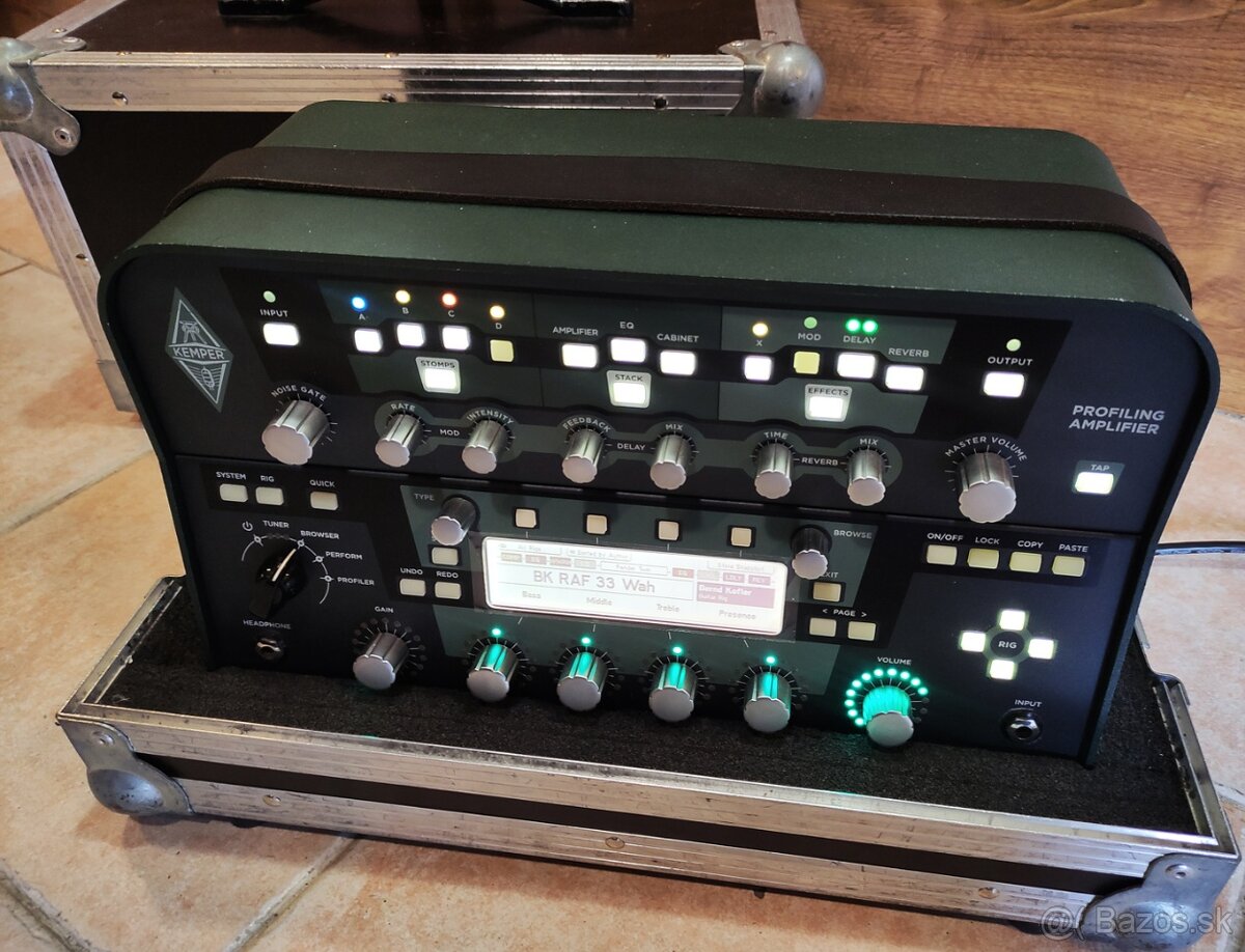 Kemper Profiler Head + hard case + profiles