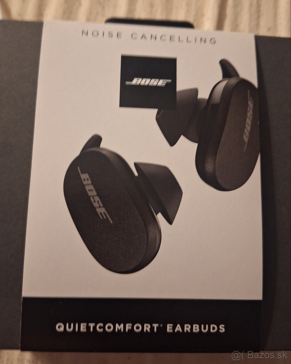BOSE QuietComfort Earbuds, Bezdrôtové slúchadlá, čierne