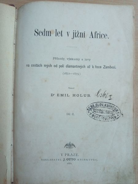 Sedm let v jižní Africe II 1881
