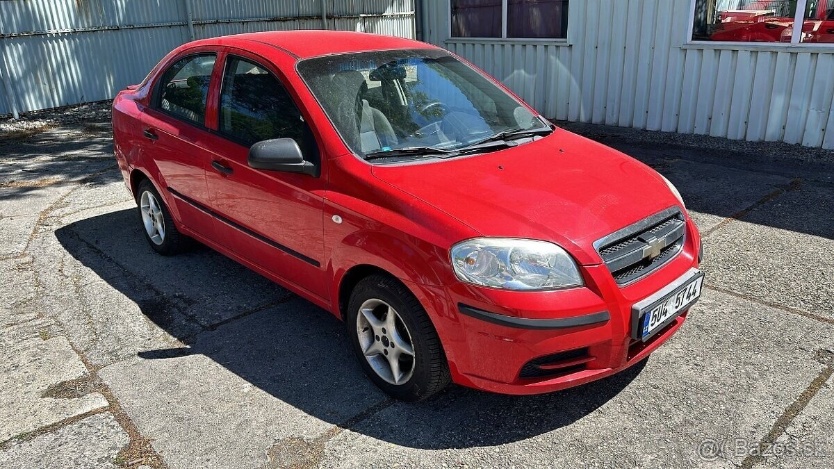 CHEVROLET AVEO 1,4 16V, 74KW,ROK 2009,NAJ 129TKM, KLIMA,DOHO