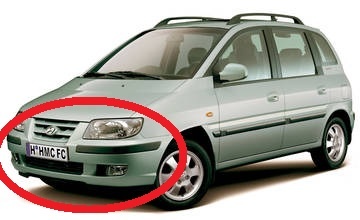 Predný náraznik HYUNDAI MATRIX