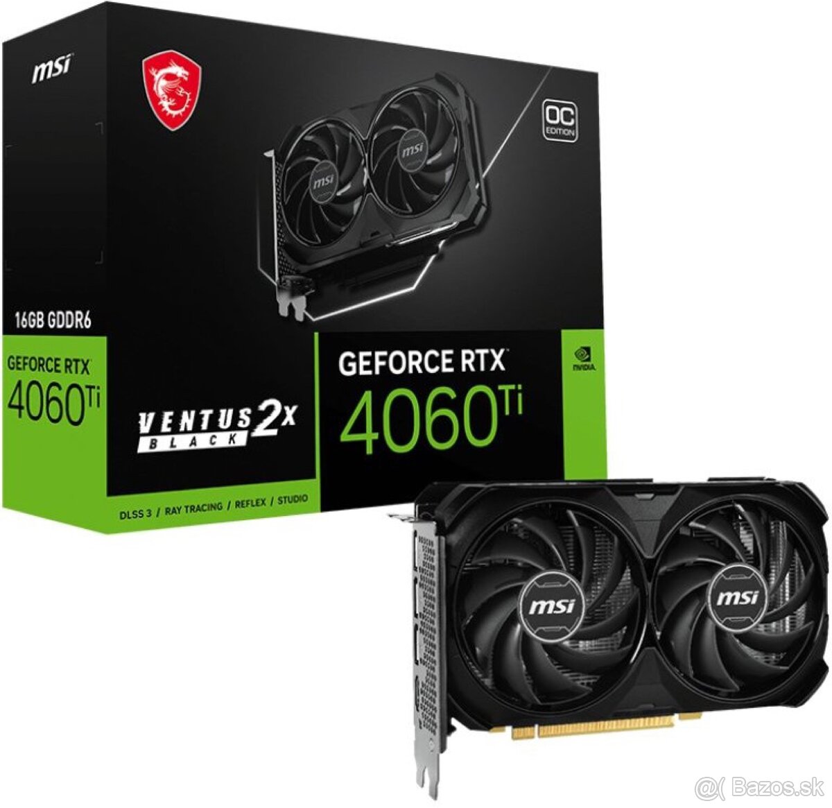 MSI GeForce RTX4060 Ti VENTUS 16gb