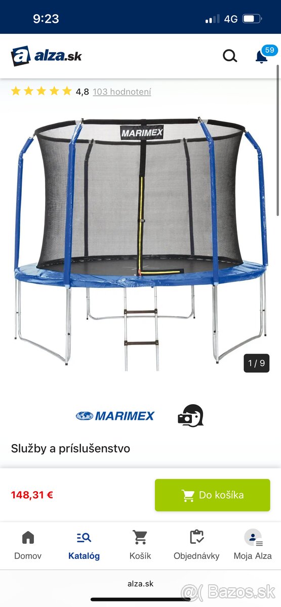 Trampolina Marimex 305