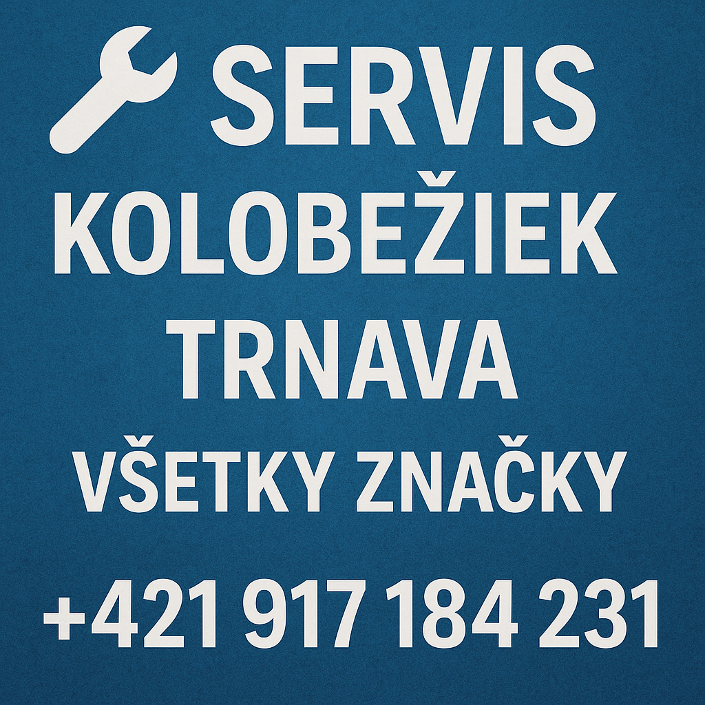 Servis elektrických kolobežiek a skútrov 🛴