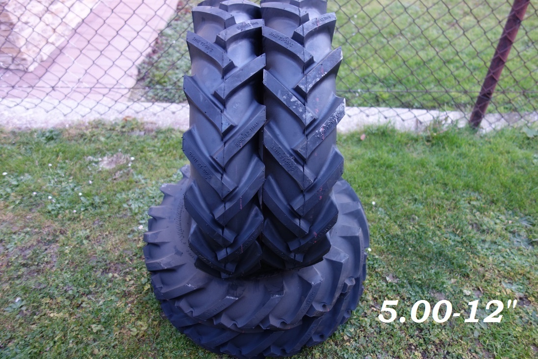 Šípové pneumatiky 5,00-12" a 6,5-12" aj Duše