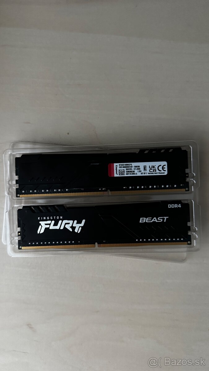 16Gb RAM DDR4 Kingston FURY