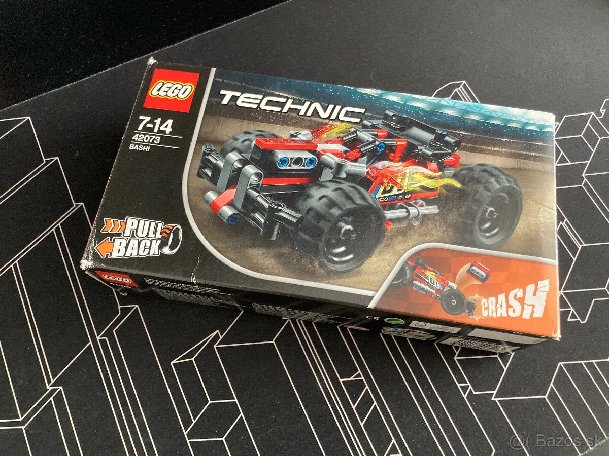 Lego Technic 42073 Cervena bugina Bash (Pull back)