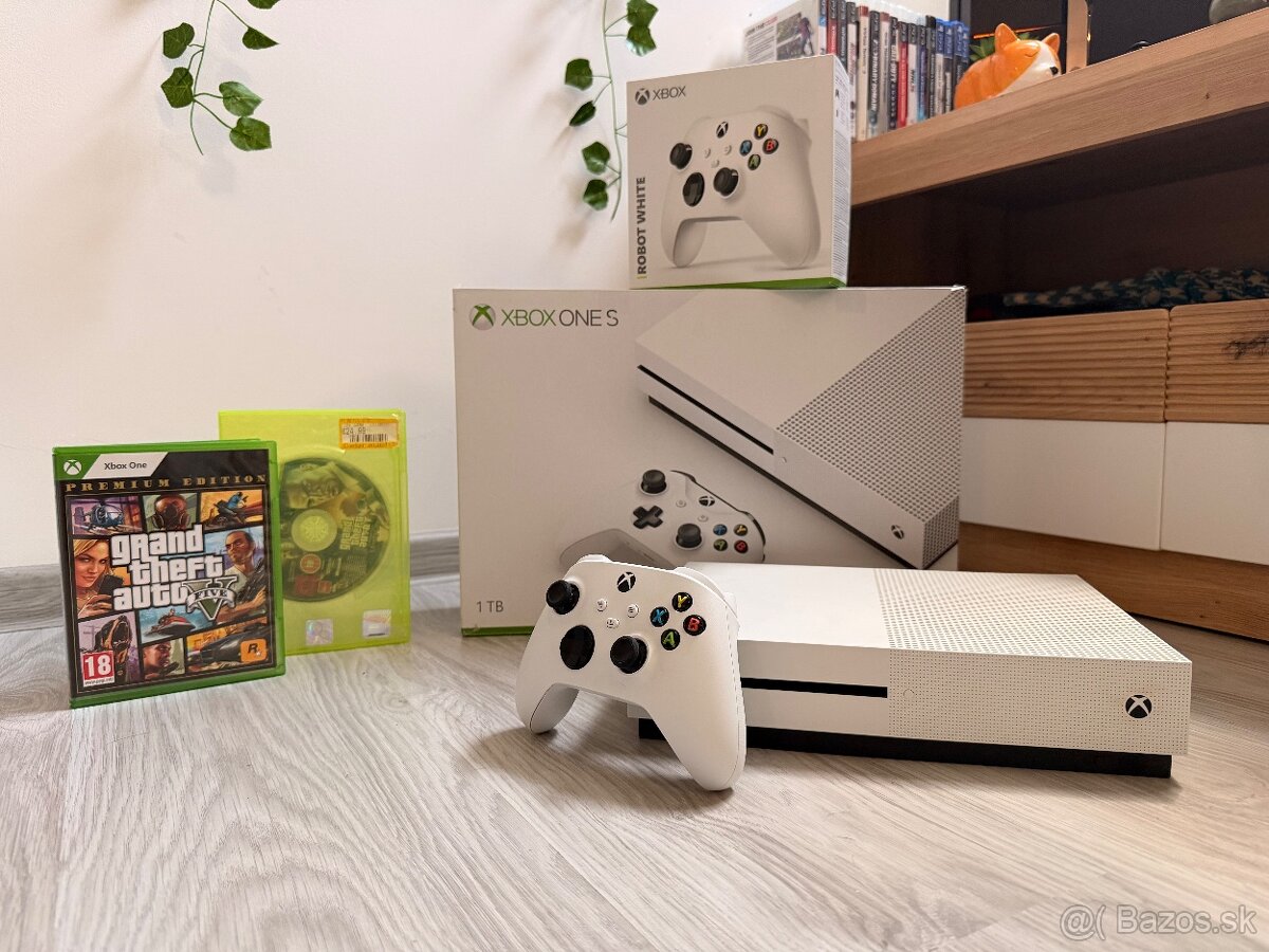 Xbox One S 1TB - Nový ovládač + Hry