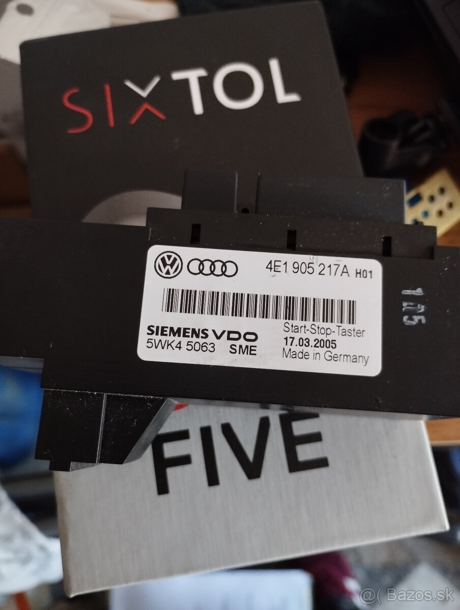 Tlačidlo štart-stop pre Audi A8 d3