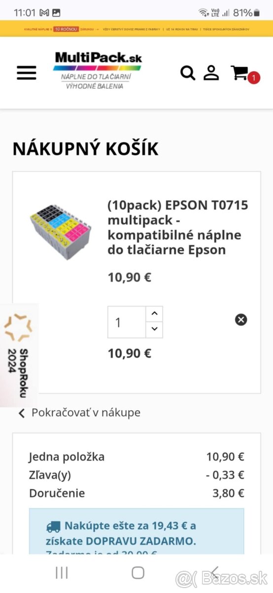 Farba do tlačiarne