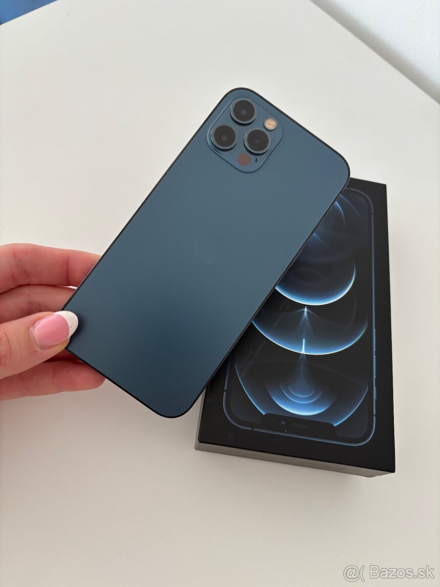 Iphone 12 Pro 128GB Pacific Blue aj s ochrannym sklickom