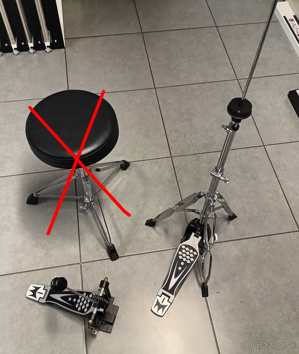 hardware na bicie - pedál a stojan hihat