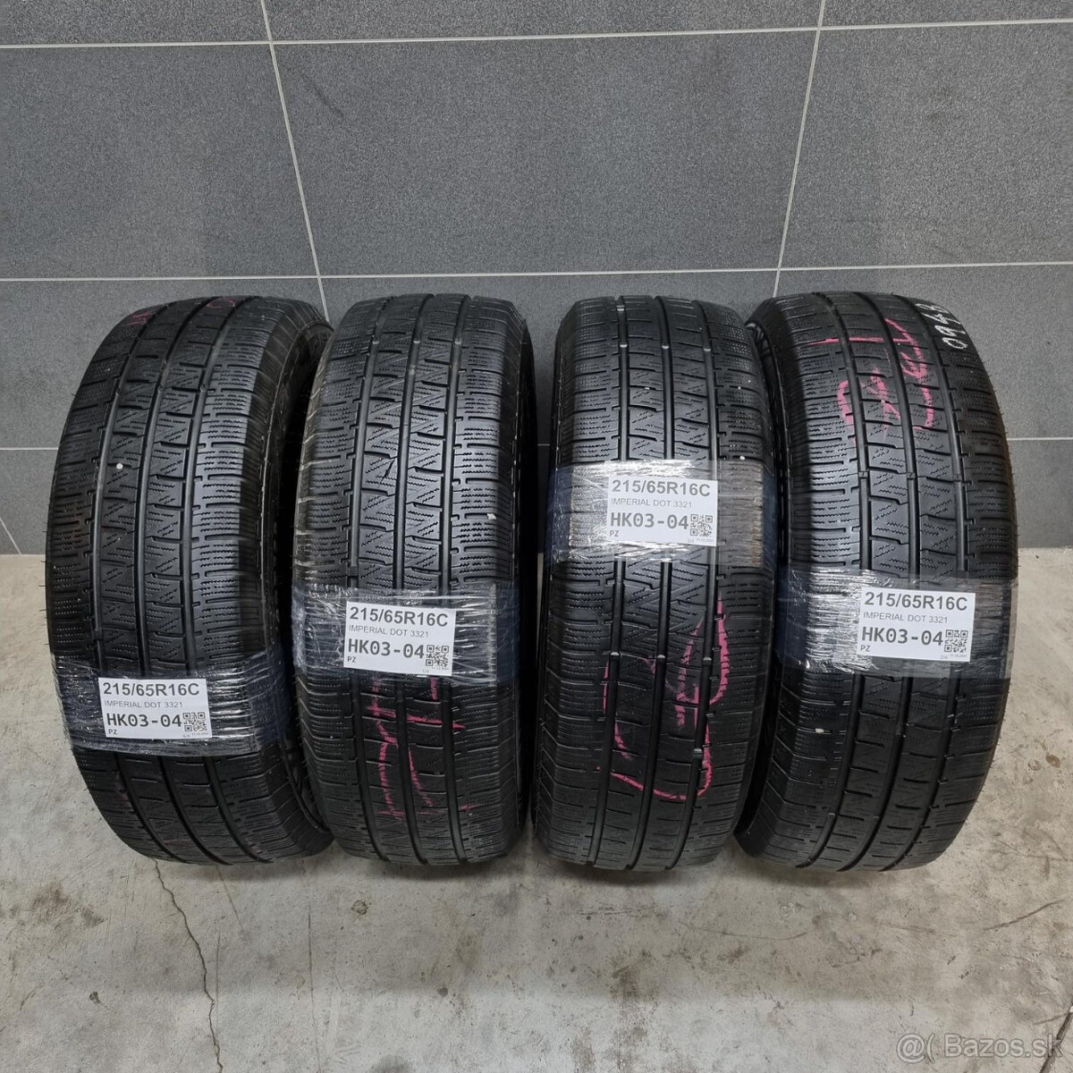 Dodávkové zimné pneu 215/65 R16C IMPERIAL DOT3321