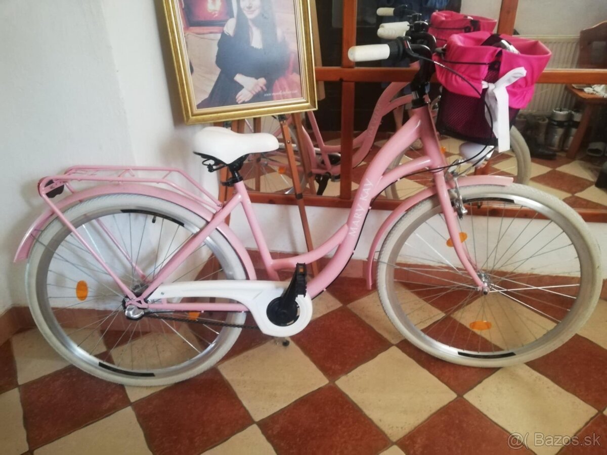 Predám NOVÝ DÁMSKY BICYKEL RUŽOVEJ FARBY