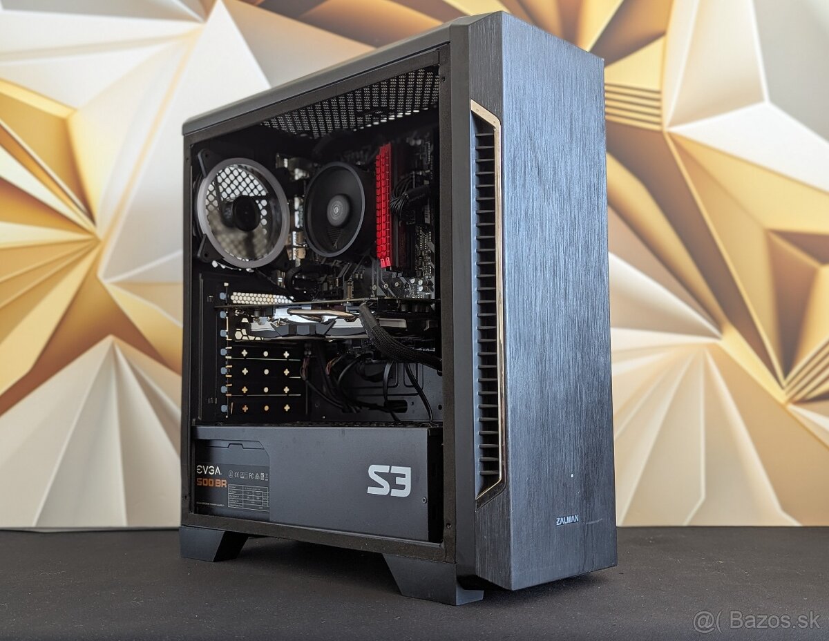 AMD RYZEN 5 2600/RX 580 8GB/16GB RAM/240GB+1TB