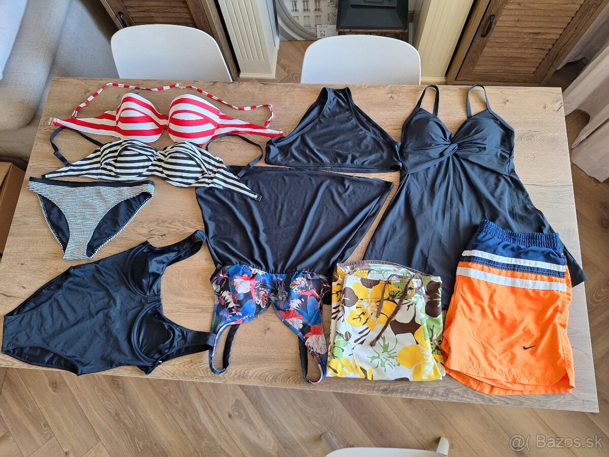 Dámske plavky TANKINI, pánske plavky-bermudy