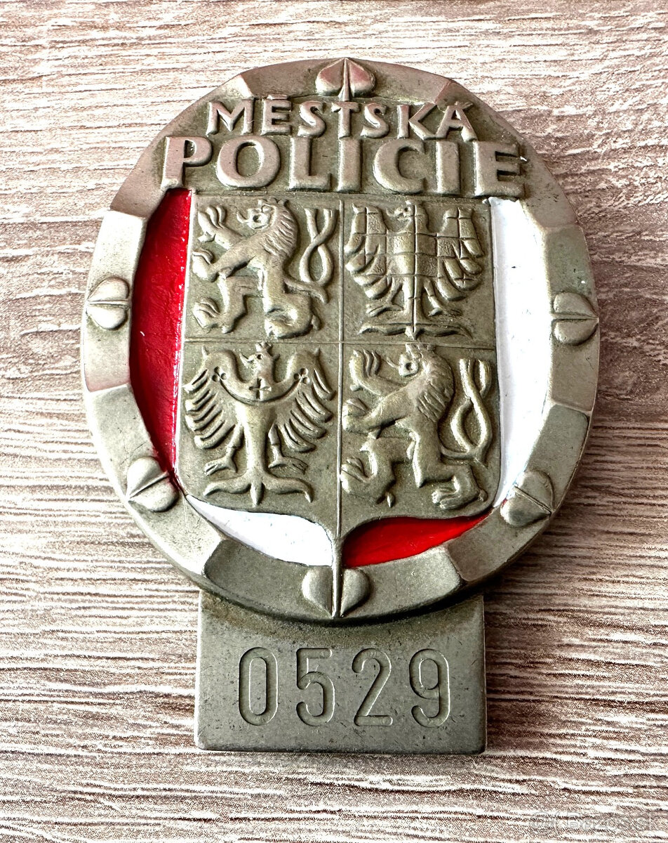 Městská Policie odznak ČR placka